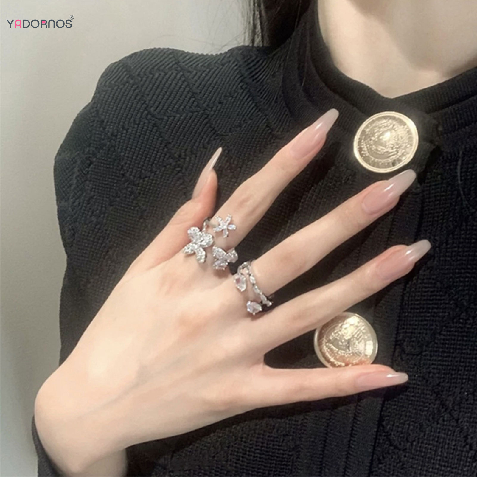 Nail Extension Tips - Naakt Kleur Lange Ballet Nep Nagels