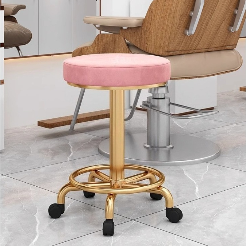 Beauty Makeup Bar - Moderne eenvoudige schoonheidskruk Professionele draaibare kapperskruk