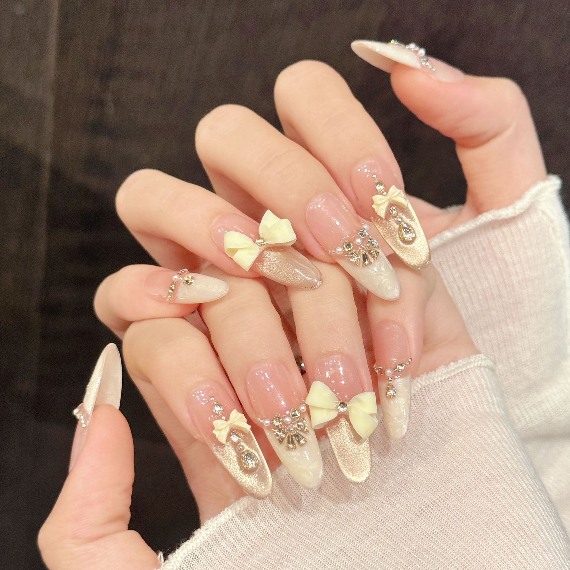 Nail Extension Tips - 10 stuks handgemaakte pers op nagels