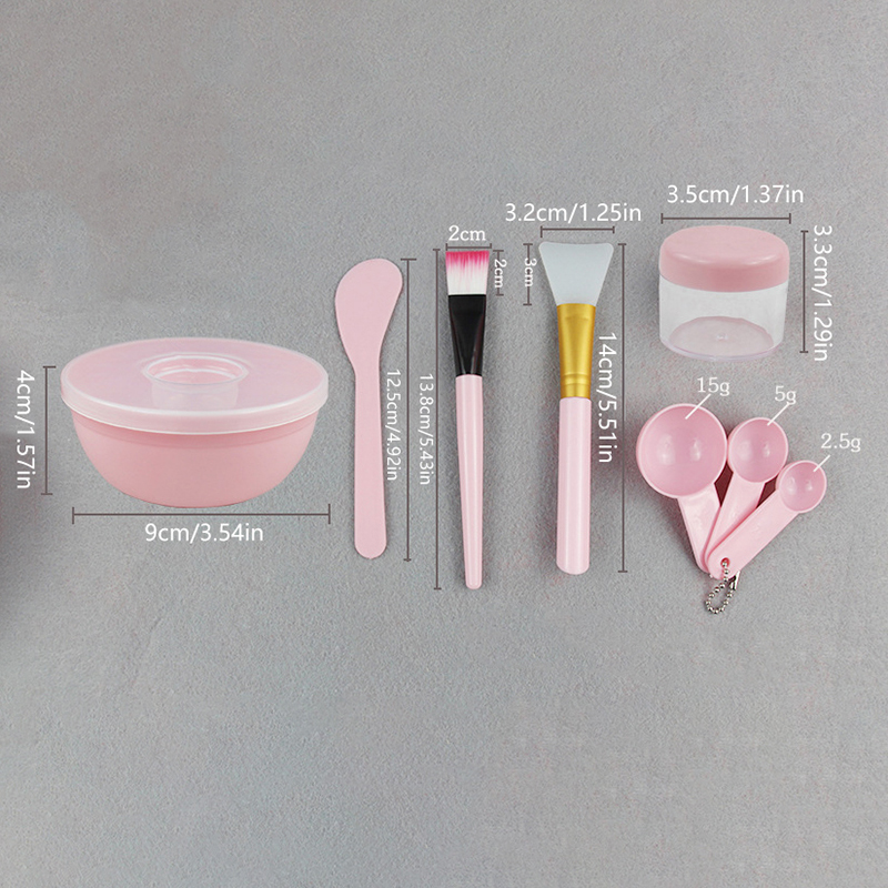 Beauty Makeup Bar - Gezichtsmasker borstel, maskerkom, lepelset, maskerborstel, DIY