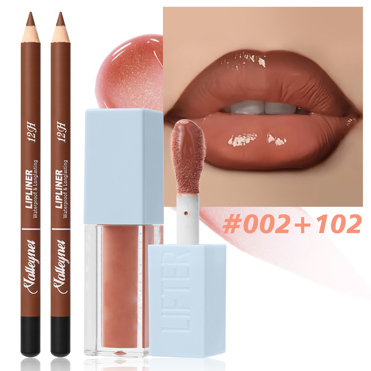 Beauty Linasi Makeup - 2 stuks/set Lipliner + Lip Oil