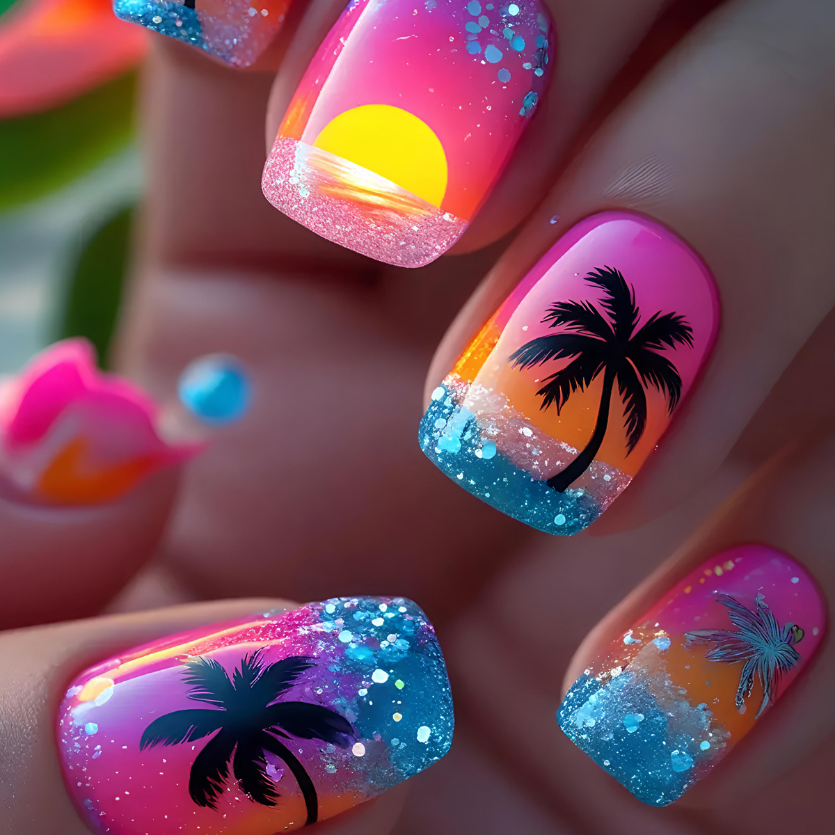 Nail Extension Tips - 24 stuks/set korte, medium en lange