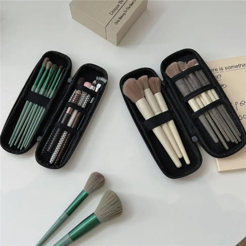 Beauty Bag Makeup - 1pc Zwarte Cosmetische Tas Waterdichte Dubbele