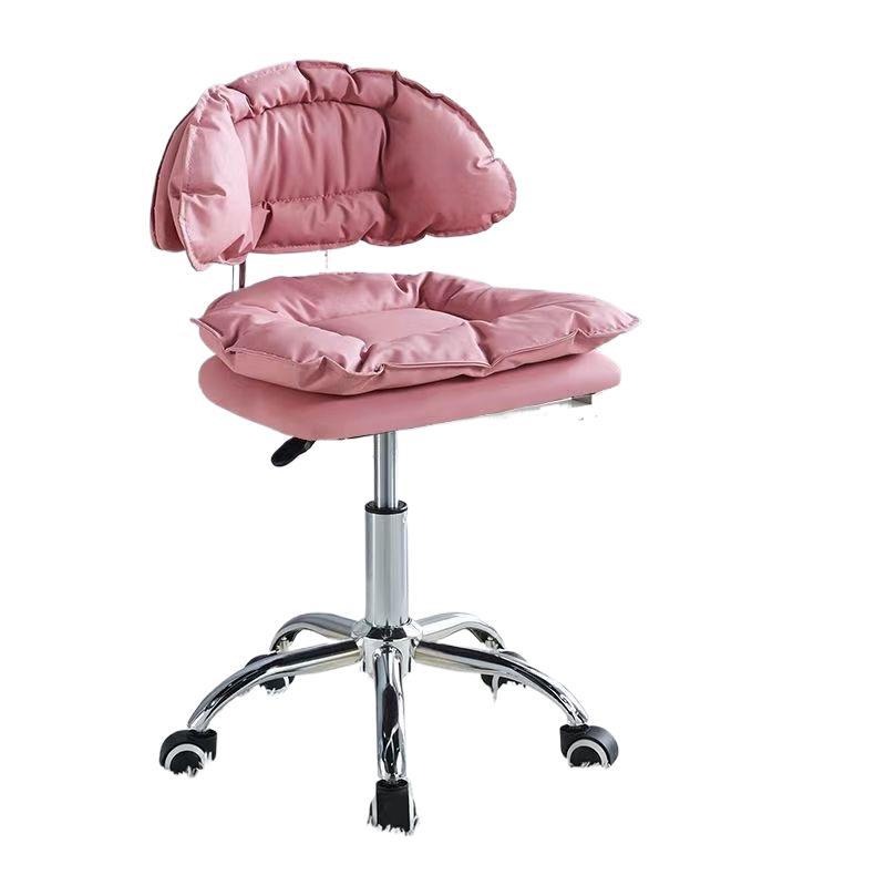 Beauty Makeup Bar - Barstoel, make-upstoel met wervelrugleuning, draaibare hoge
