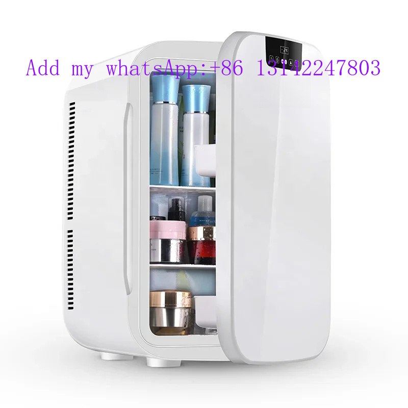Beauty Makeup Fridge - Glazen deurafwerking onberispelijke koelkast mini-thuiskoelkast 25L