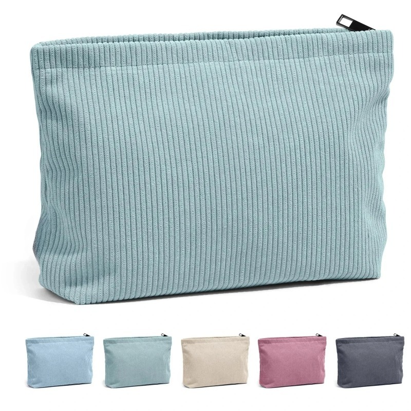 Beauty Bag Makeup - Corduroy Reizen Cosmetische Tas Draagbare Make-up