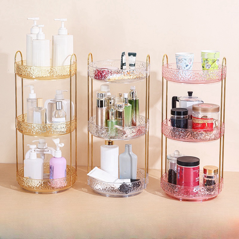 Beauty Makeup Desk - 1Pc Toegankelijke Luxe Roterende Cosmetica Opbergdoos