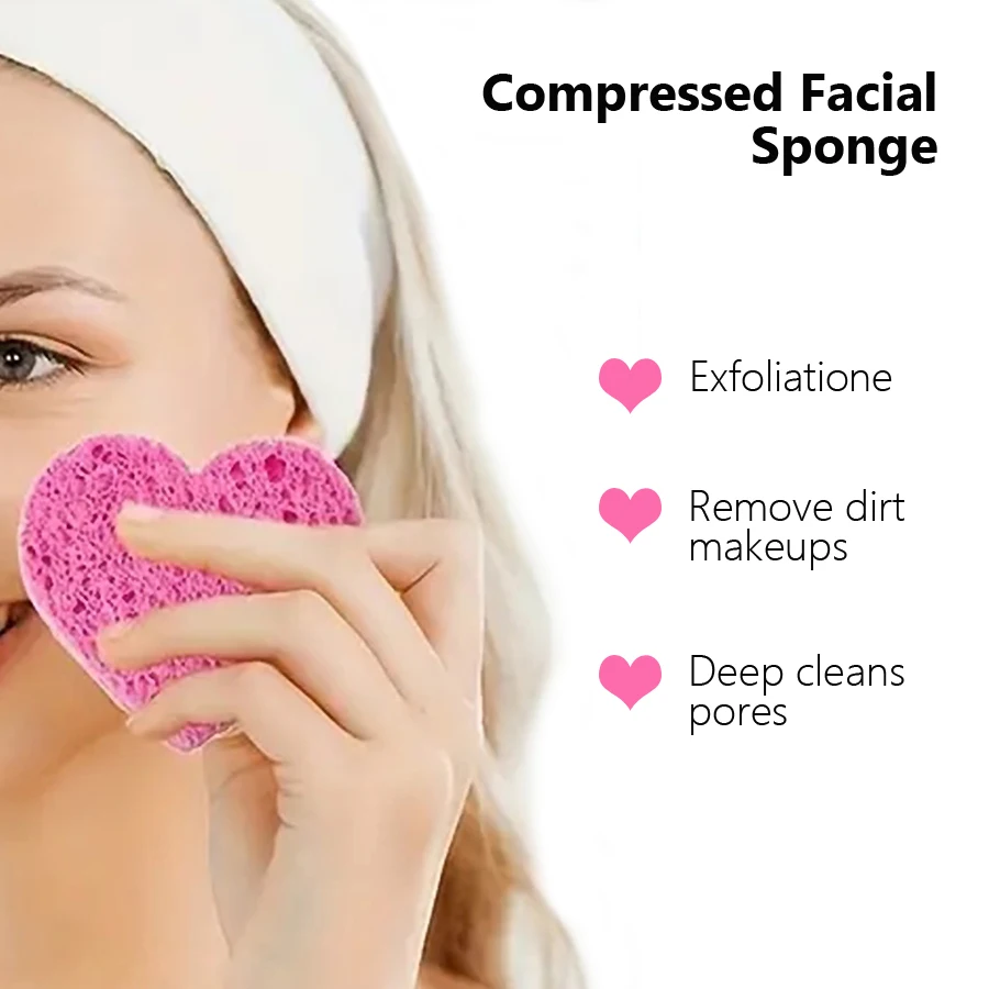 5 stuks cellulose gezichtsspon - Cosmetic Sponge recensie en prijs