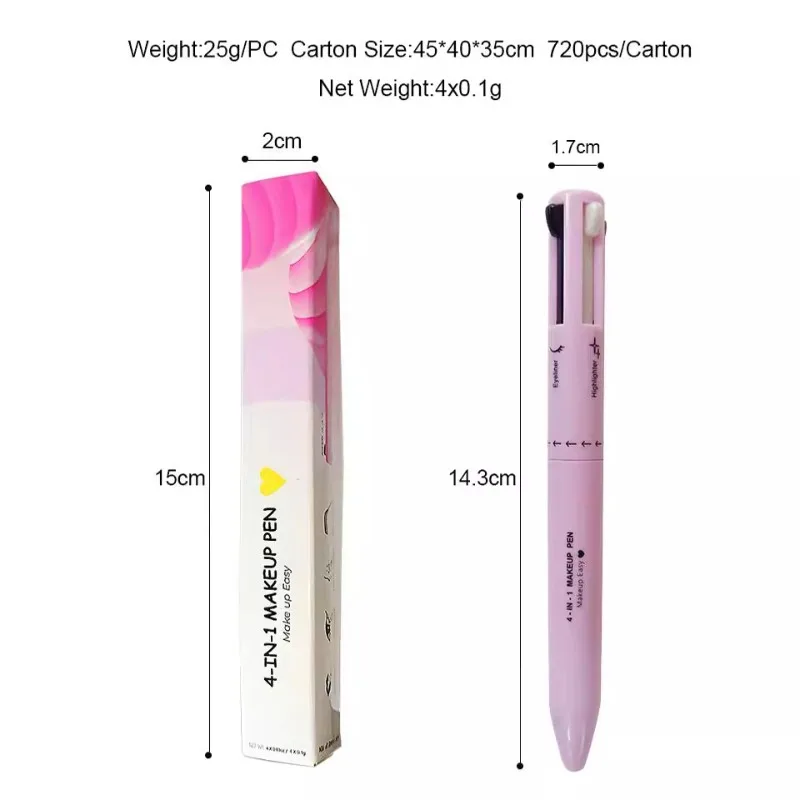 4-in-1 wenkbrauwpotlood Lip Li - Beauty Linasi Makeup recensie en prijs