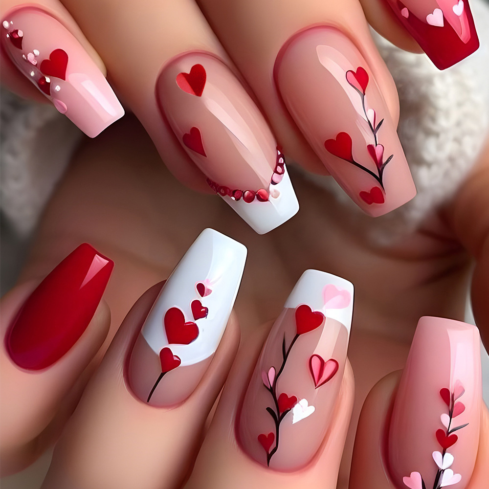 24 stks/set Middellange vierka - Nail Extension Tips recensie en prijs