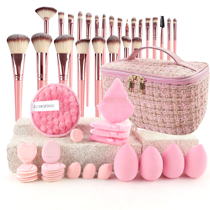 Make-up kwastenset, chique geu - Beauty Bag Makeup recensie en prijs