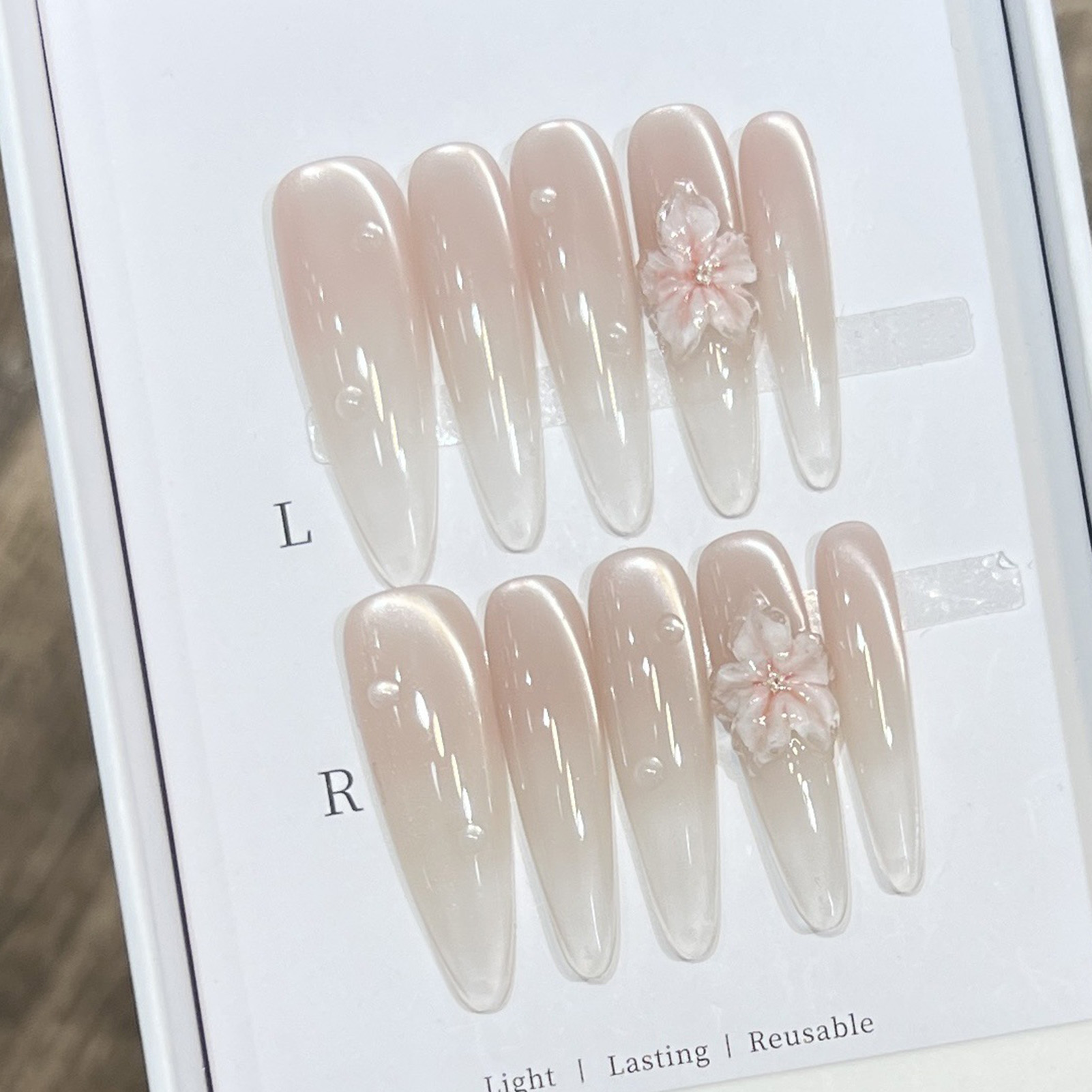10 stuks lange amandel nepnage - Nail Extension Tips recensie en prijs