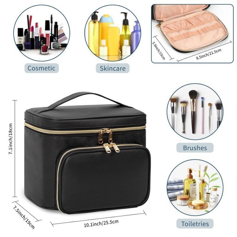 Grote waterdichte make-up tas, - Beauty Bag Makeup recensie en prijs