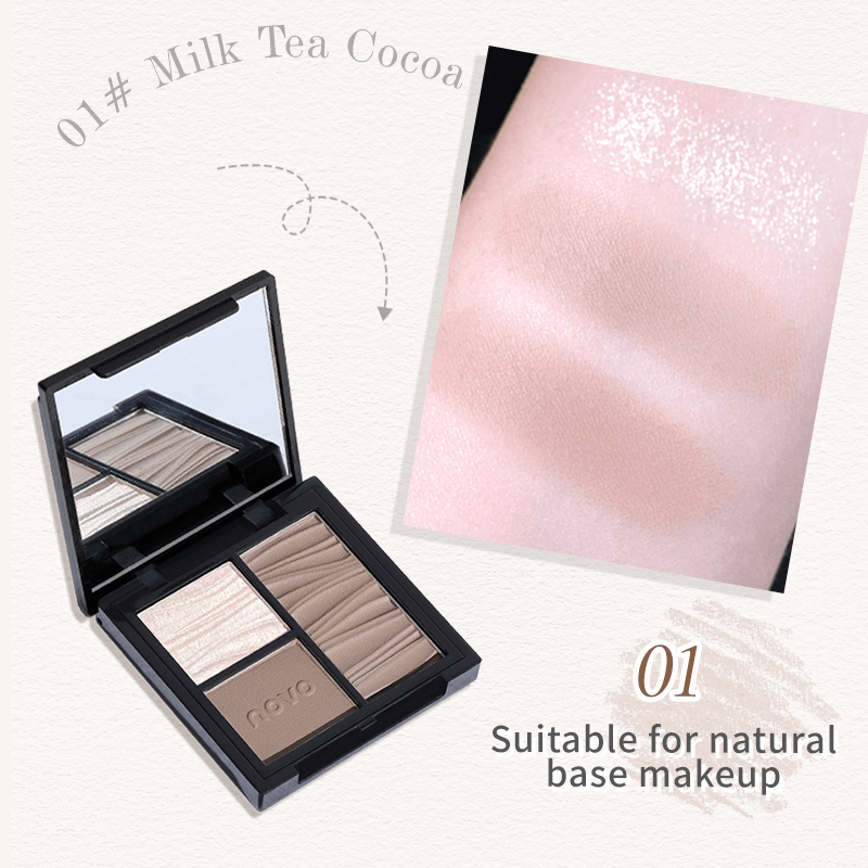 NOVO Driekleurige make-updisc  - Beauty Makeup Novo recensie en prijs