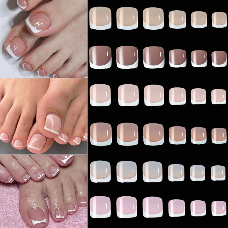 120 stuks vierkante Franse tip - Nail Extension Tips recensie en prijs