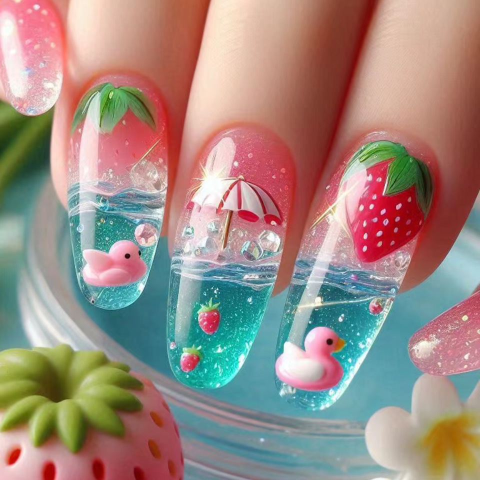 24 stks/set Middellange nepnag - Nail Extension Tips recensie en prijs