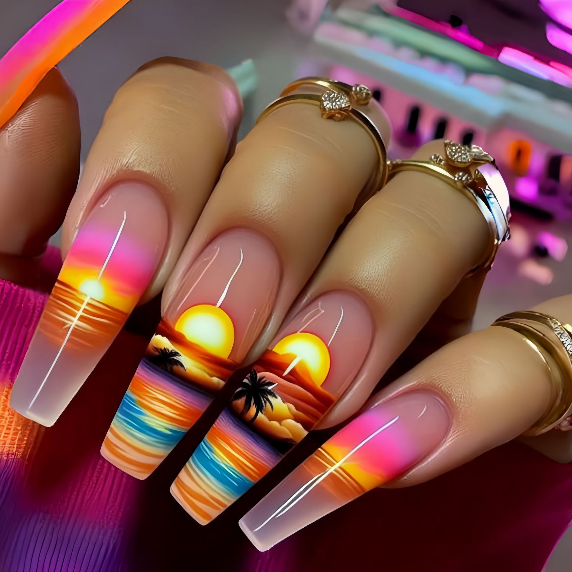 24 stks/set Middellange nepnag - Nail Extension Tips recensie en prijs