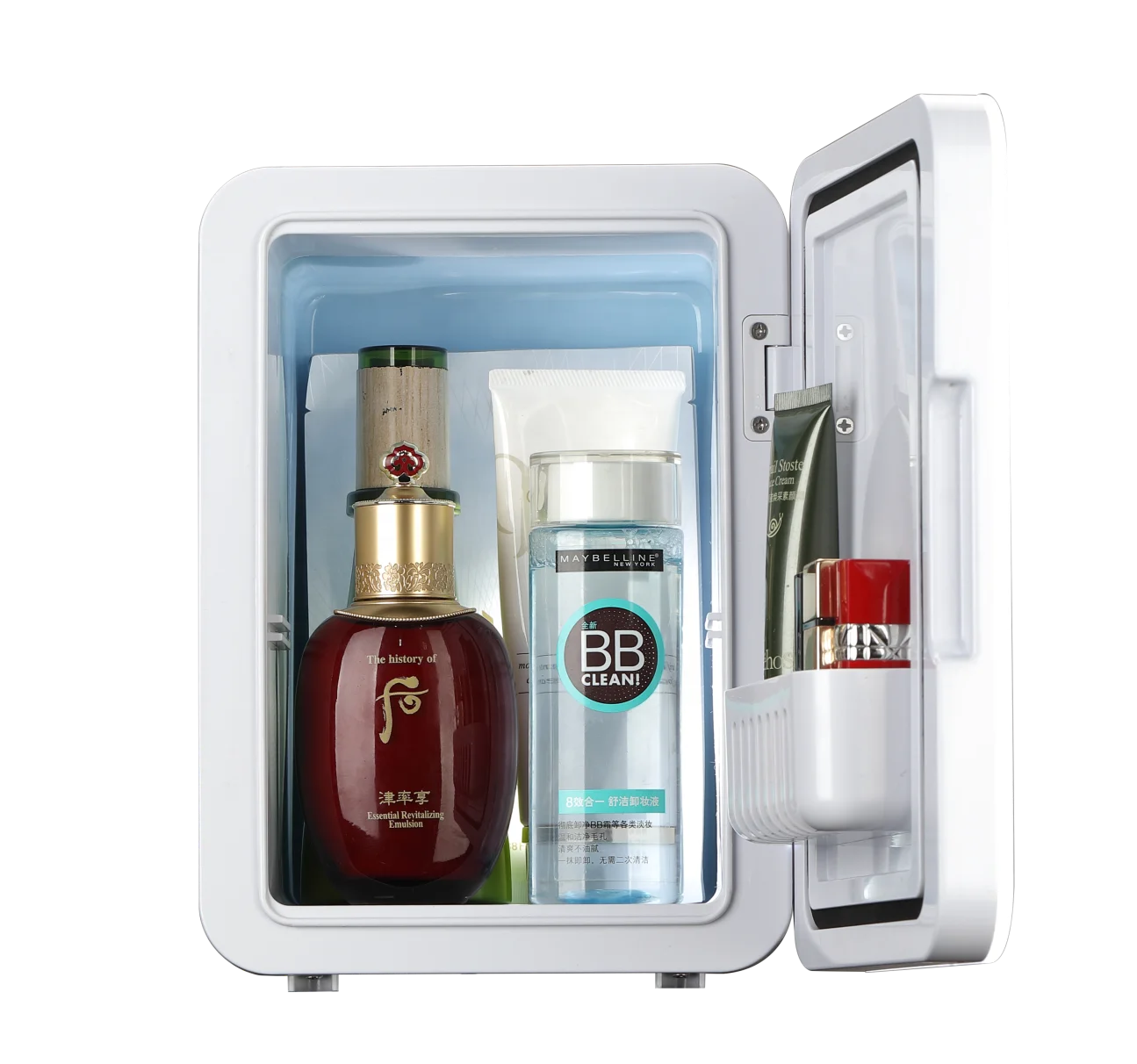 Mini-schoonheidskoelkast van 4 - Beauty Makeup Fridge recensie en prijs