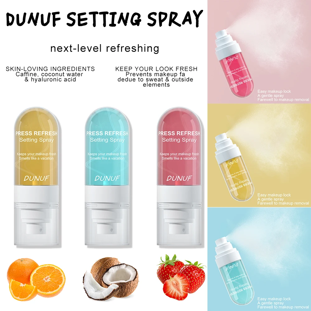 DUNUF 1 stuks Hydraterende Mak - Setting Spray recensie en prijs