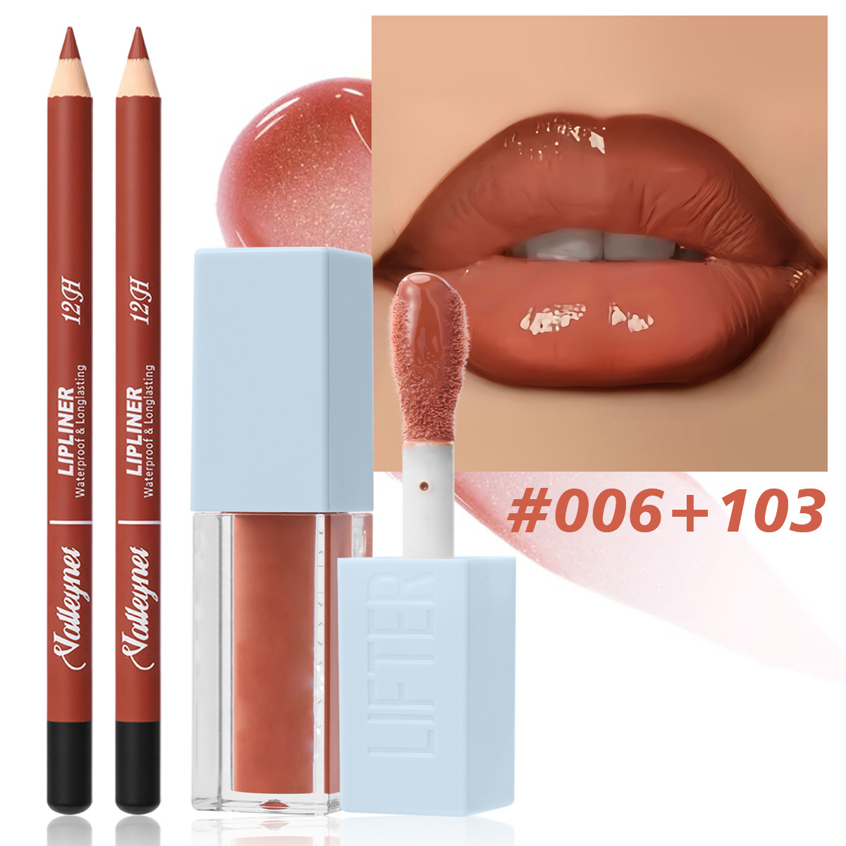 2 stuks/set Lipliner + Lip Oil - Beauty Linasi Makeup recensie en prijs