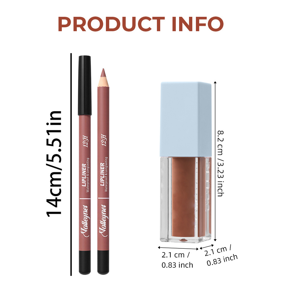 2 stuks/set Lipliner + Lip Oil - Beauty Linasi Makeup recensie en prijs