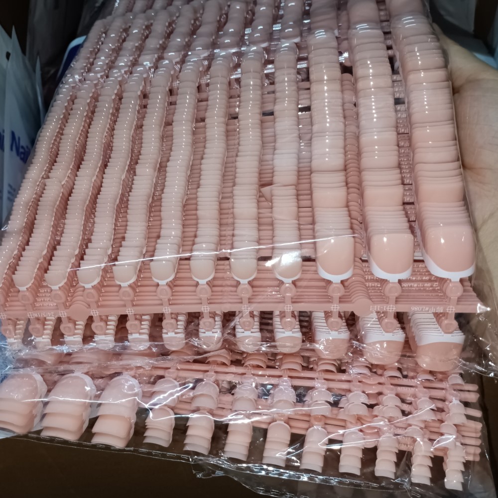 120 stuks vierkante teennagelt - Nail Extension Tips recensie en prijs