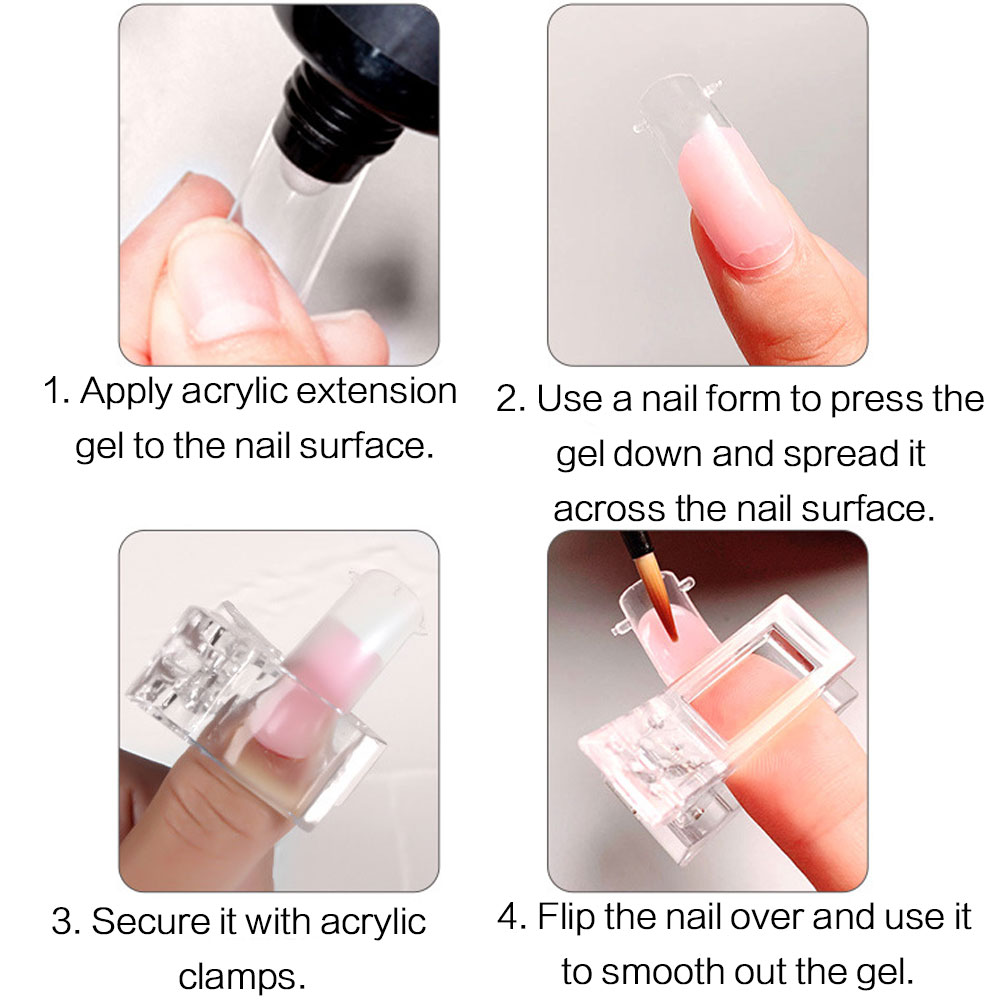 5 stuks flexibele zachte polyg - Nail Extension Tips recensie en prijs