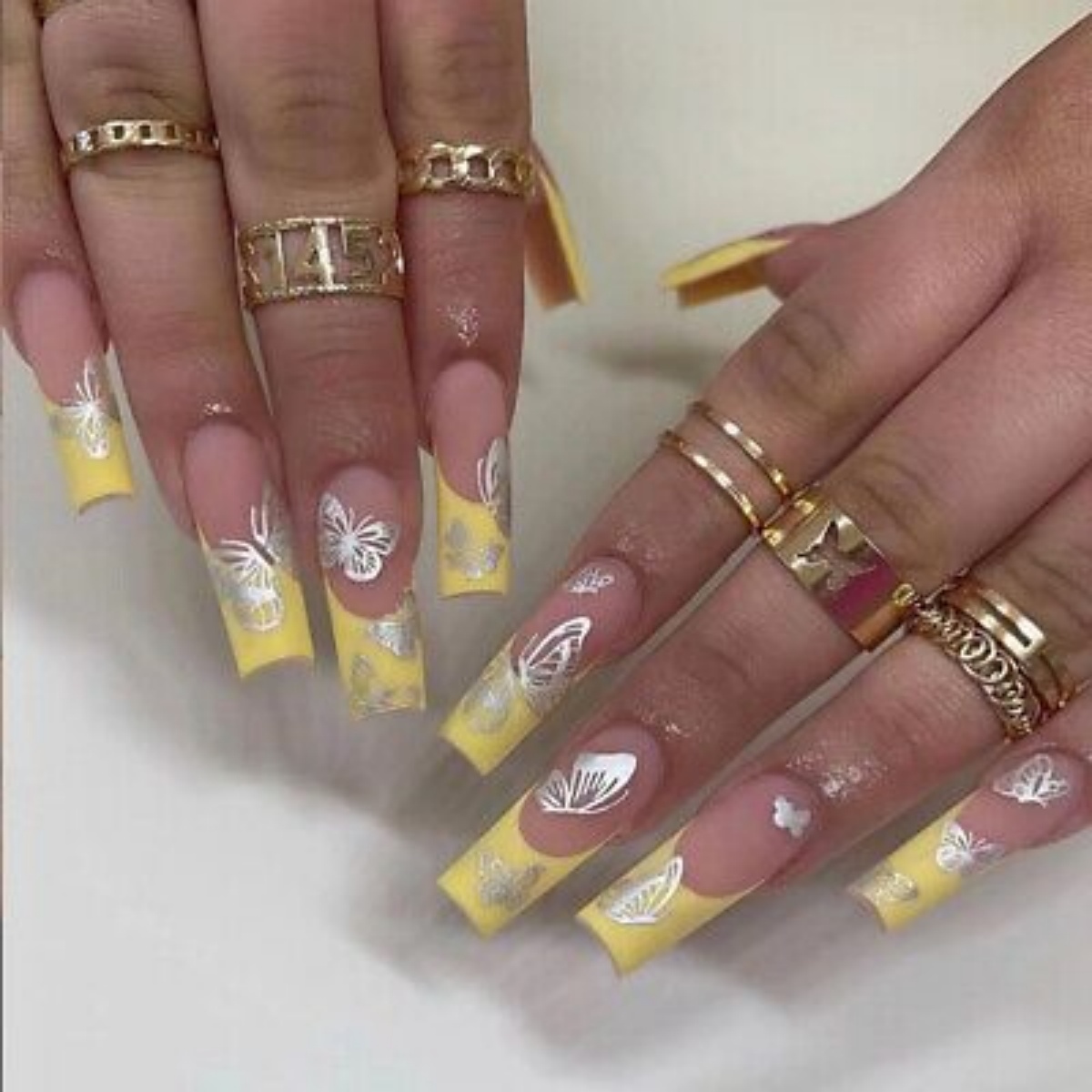 24 stuks lange vierkante paars - Nail Extension Tips recensie en prijs