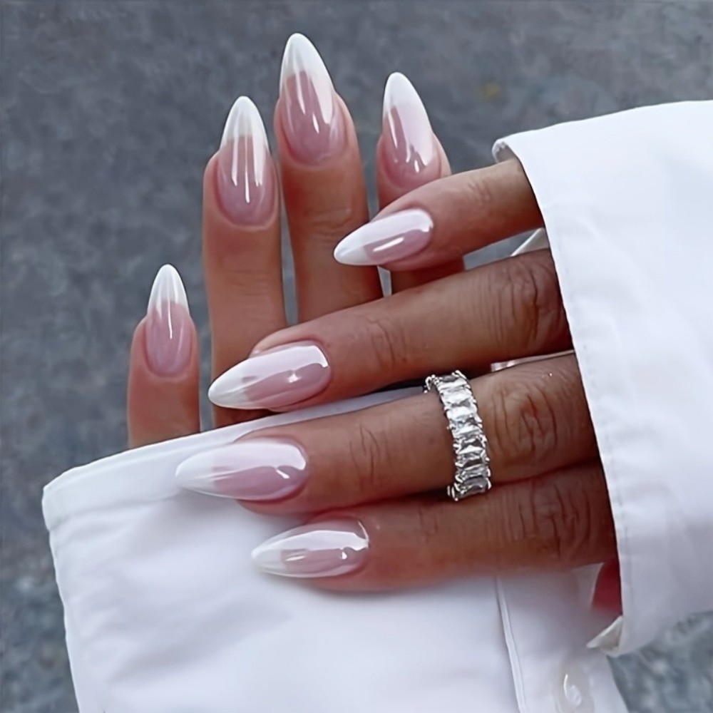 24 stuks melkachtig witte opdr - Nail Extension Tips recensie en prijs
