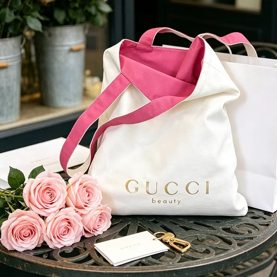 GUCCIs tas Dames Canvas Tote B - Cosmetic Sponge recensie en prijs