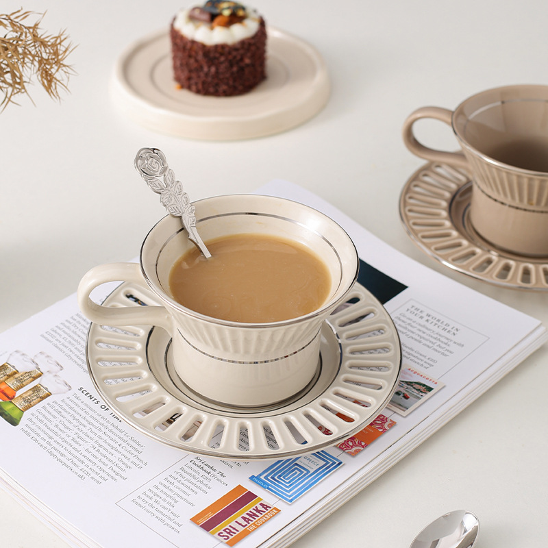 Luxe Keramische Koffiekop Scho - Beauty Makeup Desk recensie en prijs