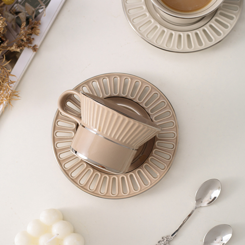 Luxe Keramische Koffiekop Scho - Beauty Makeup Desk recensie en prijs